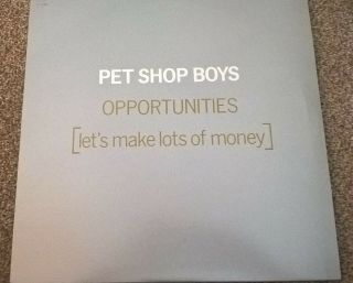 Pet Shop Boys Opportunites Usa 12  Import