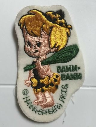The Flintstones Bamm - Bamm Hanna Barbera HB Cartoon Character Patch Badge 2