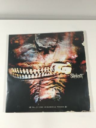 Slipknot Vol 3 The Subliminal Verses Vinyl.  2 Lp Black Vinyl Oop