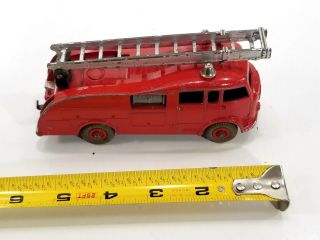 VTG Dinky Toy Meccano LTD Fire Engine 555 Diecast Made in England Grey Tires 2