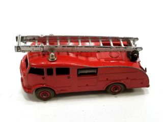 VTG Dinky Toy Meccano LTD Fire Engine 555 Diecast Made in England Grey Tires 5