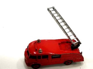 VTG Dinky Toy Meccano LTD Fire Engine 555 Diecast Made in England Grey Tires 7
