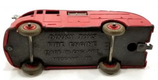 VTG Dinky Toy Meccano LTD Fire Engine 555 Diecast Made in England Grey Tires 8
