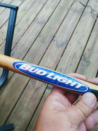 C Bud Light pool stick poolstick Beer Tap Handle Advertising 6