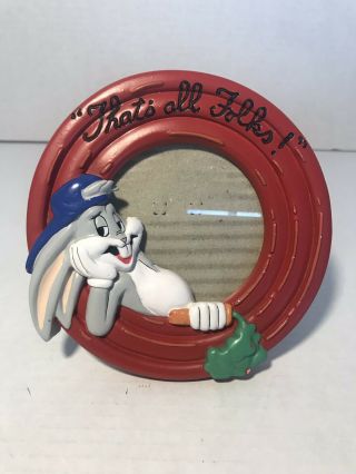 Bugs Bunny - 1993 Picture Frame - Looney Tunes - “that’s All Folks’” - Vintage