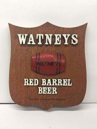 Vintage Watneys Red Barrel Beer Bar Pub Sign - - London England