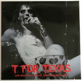 Alice Cooper - T For Texas - Live 1973 Numbered Blue Vinyl,  Poster And Stickers