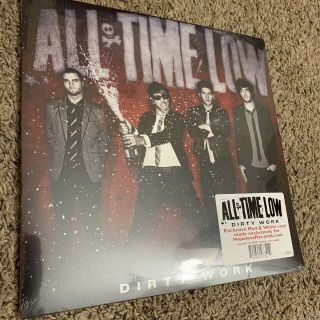 All Time Low Dirty Work Rare Vinyl Red And White