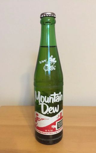 1960’s Rare Vintage Mountain Dew Hillbilly Bottle Without Moon,  10 Oz.