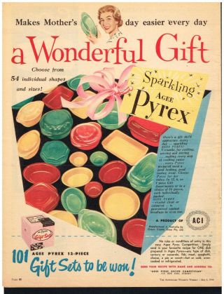 Agee Pyrex Ad Vintage Kitchen Decor Advert 1959 Vintage Print Ad Retro