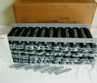 4 Jim Beam Plastic Train Tracks For Collectable Decanters & 7 Connectors