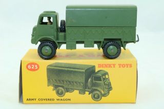 Dinky Toys No 623 Army Covered Wagon - Meccano Ltd - Made In England - Boxed