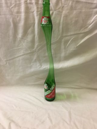 Vintage Stretched CANADA DRY GINGER ALE Bottle Glass Art Pop 19 3/4” Shape 5
