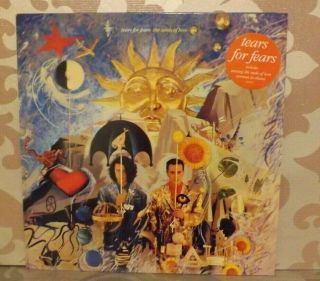 TEARS FOR FEARS The Seeds Of Love 1989 UK LP Stickered sleeve EX/EX, 2