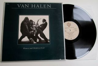 Van Halen - Women And Children First Lp Ex Vinyl Uk 1st Press Album A1