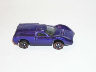 1968 Hot Wheels Redline Ford J - Car Us Purple Shiny Yr1 Classic Sc