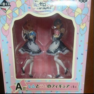 Re Zero Ichiban Kuji Happy Birthday Rem And Ram A Prize Figure Anime Japan F/s