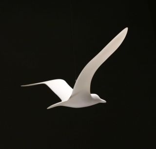 Seagull Mobile From John Perry 14in Wingspan Soaring Upwing Style Sculpture