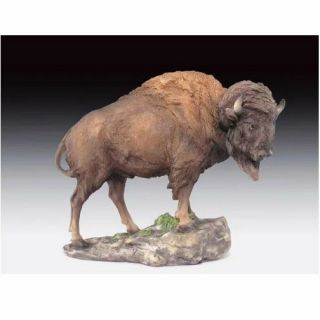 Brown Buffalo Figurine