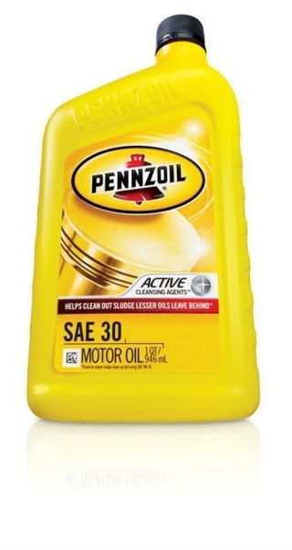 Pennzoil Hd Motor Oil Sg Sae 30w 1 Qt.  Pack Of 12