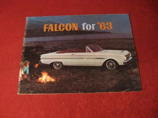 1963 Ford Falcon Sales Brochure Dealership Old Vintage Booklet Book