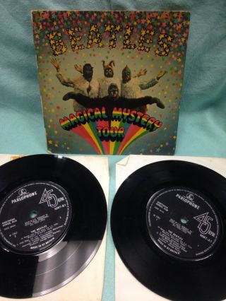 The Beatles - Magical Mystery Tour - Vinyl Double 7 " 1967 - Parlophone Mmt1 Mono