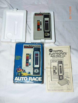 Mattel Auto Race Game Vintage 70 