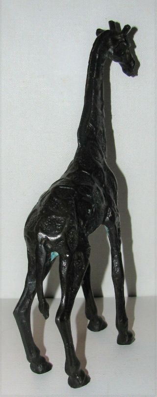Very Detailed Cast Bronze Brass African Giraffe Sculpture Figure 5