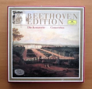 Dg 2721 128 Beethoven Edition Vol.  2 Concertos 6xlp Kempff Oistrakh Ferras Nm