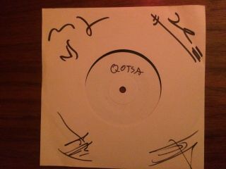 Queens Of The Stone Age Rare Signed The Fun Machine Took A Sh T & Died 7 " 2005