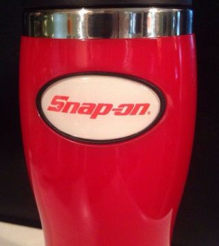 Snap On Tools Collectable Red & Black NEXT Travel Mug With Slide Top 2