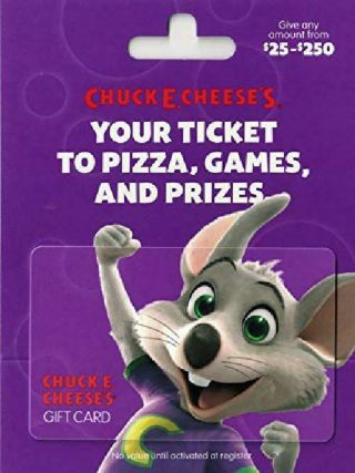 Chuck E.  Cheese Gift Card