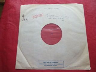 Jean Michel Jarre Oxygene - Blank Label Promo Lp Album - 1978