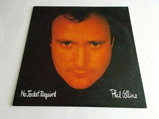 Phil Collins No Jacket Required Lp 1985 Atlantic Sussudio Vinyl Record