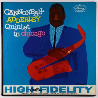Cannonball Adderley - In Chicago Lp - Mercury - Mg - 20449 Mono Dg