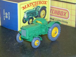Matchbox Lesney John Deere Tractor Lanz Tractor 50 B1 Gpt Vnm & Crafted Box
