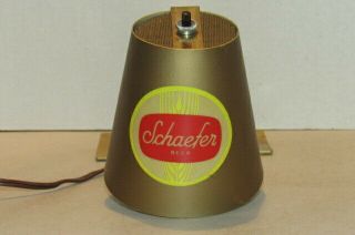 Vintage Schaefer Beer Advertising Cash Register Bar Light Lamp Sign