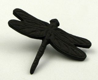 Cast Iron - Dragonfly Nail Set Of 12 Rustic Brown Crafts,  Wall Decor
