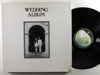 John Lennon/yoko Ono Wedding Album Apple Lp Nm/vg,  Japan W/ Inserts