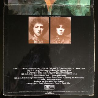 JIMI HENDRIX ELECTRIC LADYLAND 1ST PRESS 1968 UK TRACK LP 613 008 / 9 4