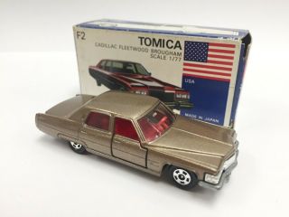 TOMICA F2 - 1 - 13 CADILLAC FLEETWOOD BROUGHAM (M.  BROWN) 2