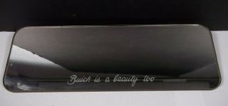 vtg Car Auto Vanity Clip On Visor Mirror Buick Is a Beauty Too advertising 2