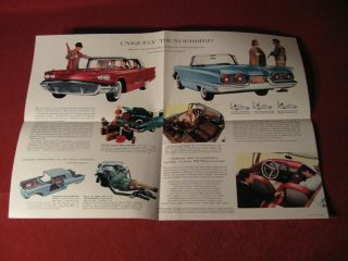 1959 Ford Thunderbird Dealer Sales Brochure Vintage Booklet Showroom 3