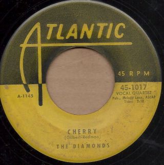 Rare Classic R&b Group - Diamonds - Atlantic (thick 1st) - Cherry/romance In The Dark
