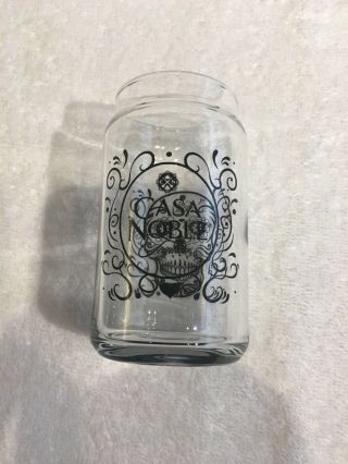 Casa Noble Day Of The Dead Candy Skull Glass Shot Glasses