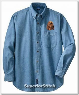 Bloodhound Embroidered Denim Shirt Xs - Xl