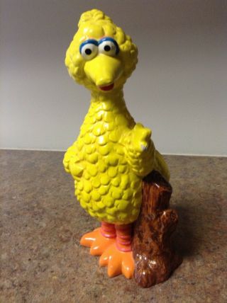 Sesame Street Big Bird Figurine By Gorham; Jim Henson’s 1976 Muppet,  Ships