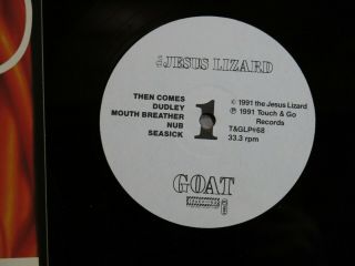 THE JESUS LIZARD goat TOUCH & GO LP T&GLP 68 3