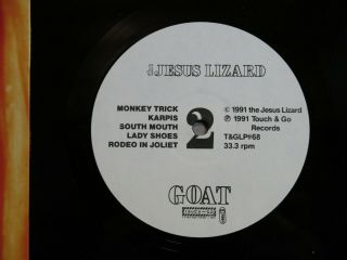 THE JESUS LIZARD goat TOUCH & GO LP T&GLP 68 4