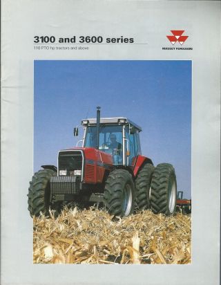 Farm Tractor Brochure - Massey Ferguson - Mf 3100 3600 Series - C1993 (f6301)